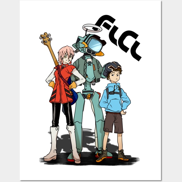 FLCL - The 3's Wall Art by LucasBrenner